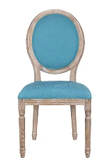 стильный Стул с круглой спинкой Volker Oak Light Blue на заказ