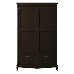 красивый Шкаф "Leontina Black" двустворчатый с ящиками арт ST9327KR2BLK в интернет-магазине