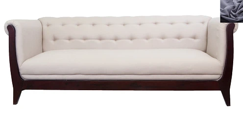 стильные Классический диван Delvin темно серый