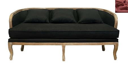 заказать Красный диван Nora классический