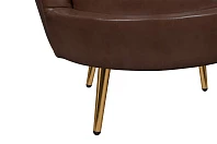 фото Низкое кресло ракушка Pearl Brown V2