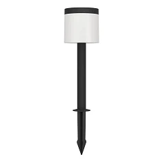 901077 Ландшафтный светильник на солнечной батарее с датчиком движения PANTETE, 7,5W (LED), 3000K, 1000lm, IP65, H650, пластик, чёрный/пластик, белый в интерьере