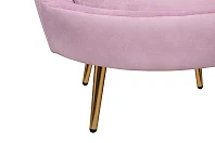 Кресло ракушка Pearl Pink в интерьере