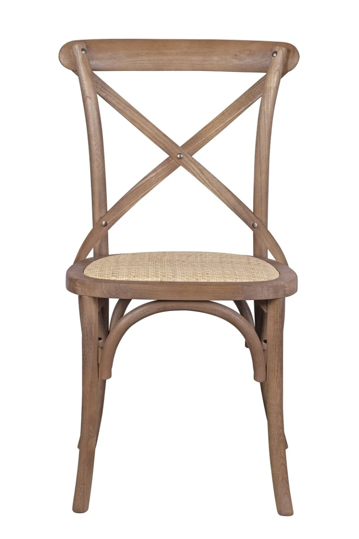 красивый Стул Cross Back Brown