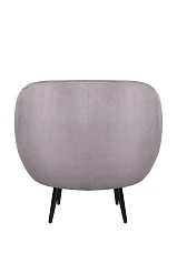 Мягкое кресло Benee Grey на черных ножках в интернет-магазине