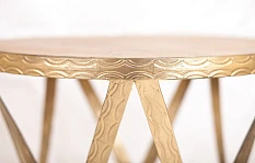 стильный Журнальный столик круглый Parlan Gold