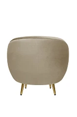 Мягкое кресло Small Benee Taupe в интерьере