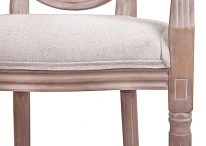 купить красивый Мягкий стул с подлокотниками Volker Arm Beige V2 в интернет-магазине