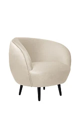 Мягкое кресло Small Benee Beige на черных ножках на заказ в интернет-магазине