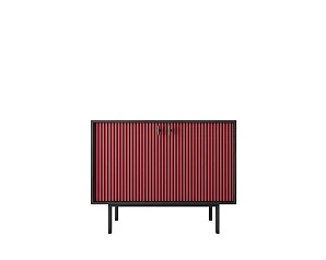купить стильные Комод с двумя дверками "Emerson" арт EM02/red/L в интернет-магазине