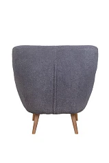 фото Низкое кресло Fuller Grey Boucle в интерьере
