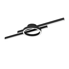 купить 900953 Потолочный светильник AMANDOLO, 23,5W(LED), 2850lm, L775, B200, H75, алюминий, сталь, черный/пластик, белый