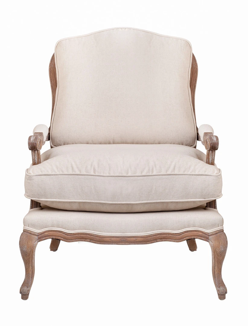 фото Мягкое полукресло с подлокотниками Niro Rattan Beige