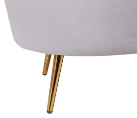 купить красивое Низкое кресло ракушка Pearl Grey