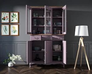 фото Буфет "Leontina Lavanda" трехстворчатый арт ST9344/2L