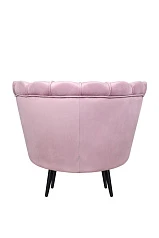 купить Кресло ракушка Pearl Pink на черных ножках