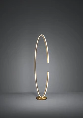 фото 390491 Светодиодный торшер с регулировкой цветовой температуры BOGADO, 20W(LED) ,2200-6500K, 3500lm, сталь, золотой, белый в интерьере