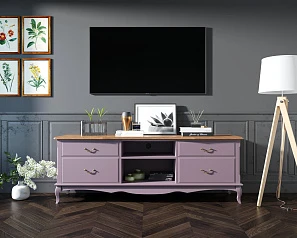 купить Комод Leontina Lavanda под TV удлиненный арт ST9328/2L в интернет-магазине