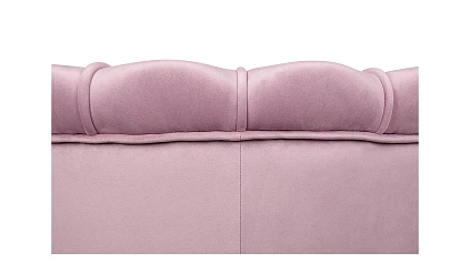Кресло с пуфом ракушка Pearl Pink