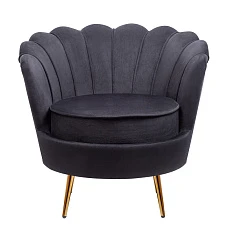 купить красивое Кресло ракушка Pearl Black в интернет-магазине