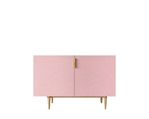 Комод с двумя дверками "Line" LN01/GR1/pink в интерьере