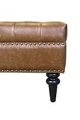 Банкетка Karo Brown leather в интернет-магазине