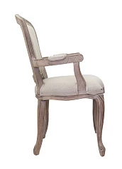 Мягкий стул с подлокотниками Gran Arm Beige