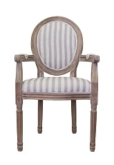 Мягкий стул с подлокотниками Volker Arm Pinstripe в интерьере