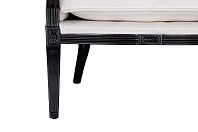 Мягкое полукресло с подлокотниками Tous white на заказ