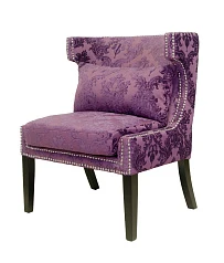 заказать Мягкое полукресло с подлокотниками Suza Violet