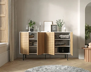Комод большой с дверками KOTO арт KT20 в интерьере