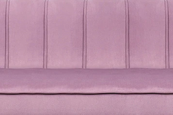 Диван ракушка Pearl Triple Pink на черных ножках в интернет-магазине