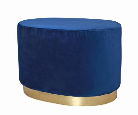 красивые Дизайнерский пуф Topper Oval Blue