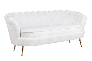 Трехместный диван ракушка для гостиниц Pearl Triple Boucle