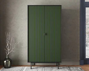 купить Шкаф двухдверный "Emerson" арт EM091/green/L
