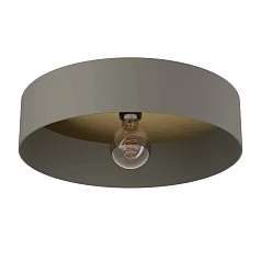 фото 901745 Потолочный светильник DUAIA,1X40W(E27), H160, ?420, сталь, темно-серый/дерево, сталь, коричн