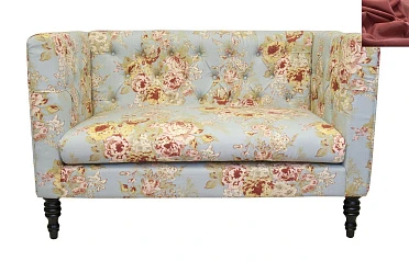 купить Диван Rose в современном стиле красный в интернет-магазине