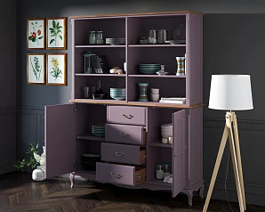 красивые Шкаф Leontina Lavanda с открытым верхом арт ST9351/2L на заказ