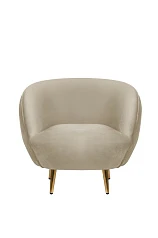 Мягкое кресло Small Benee Taupe в интерьере