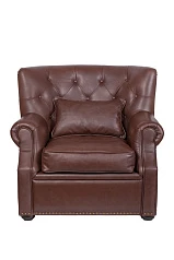 фото Кожаное кресло Tesco в интерьере