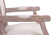 Мягкий стул с подлокотниками Volker Arm Beige V2 на заказ