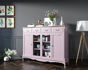 купить красивый Комод-витрина Leontina Lavanda арт ST9363L