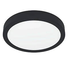 заказать 900653 Накладной светильник FUEVA 5, 17W (LED), 3000K, IP44, ?210, сталь, черный / пластик, белый в интернет-магазине