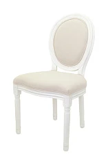 красивый Дизайнерский обеденный стул Volker Beige and White в интернет-магазине