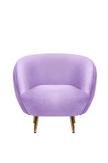 красивое Мягкое кресло для гостиниц Small Benee Purple
