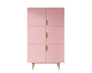 заказать Большой комод с шестью дверками "Line" LN04/GR1/pink