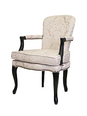 стильное Мягкое полукресло с подлокотниками Anver Beige and Black