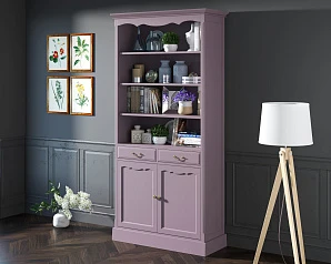 купить Книжный шкаф "Leontina Lavanda" арт ST9330L в интернет-магазине