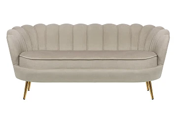 красивый Диван ракушка для гостиниц Pearl Triple Taupe на заказ