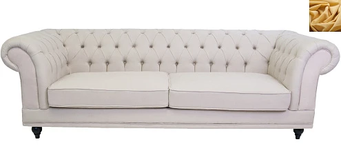 купить красивый Диван мягкий арт-деко Neylan желтый в интернет-магазине